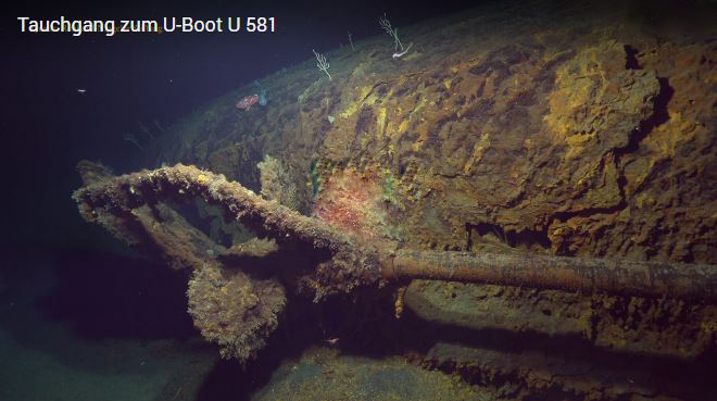 Sunken Nazi U-581 Sub Discovered Near Portuguese Azores – Dakar The ...